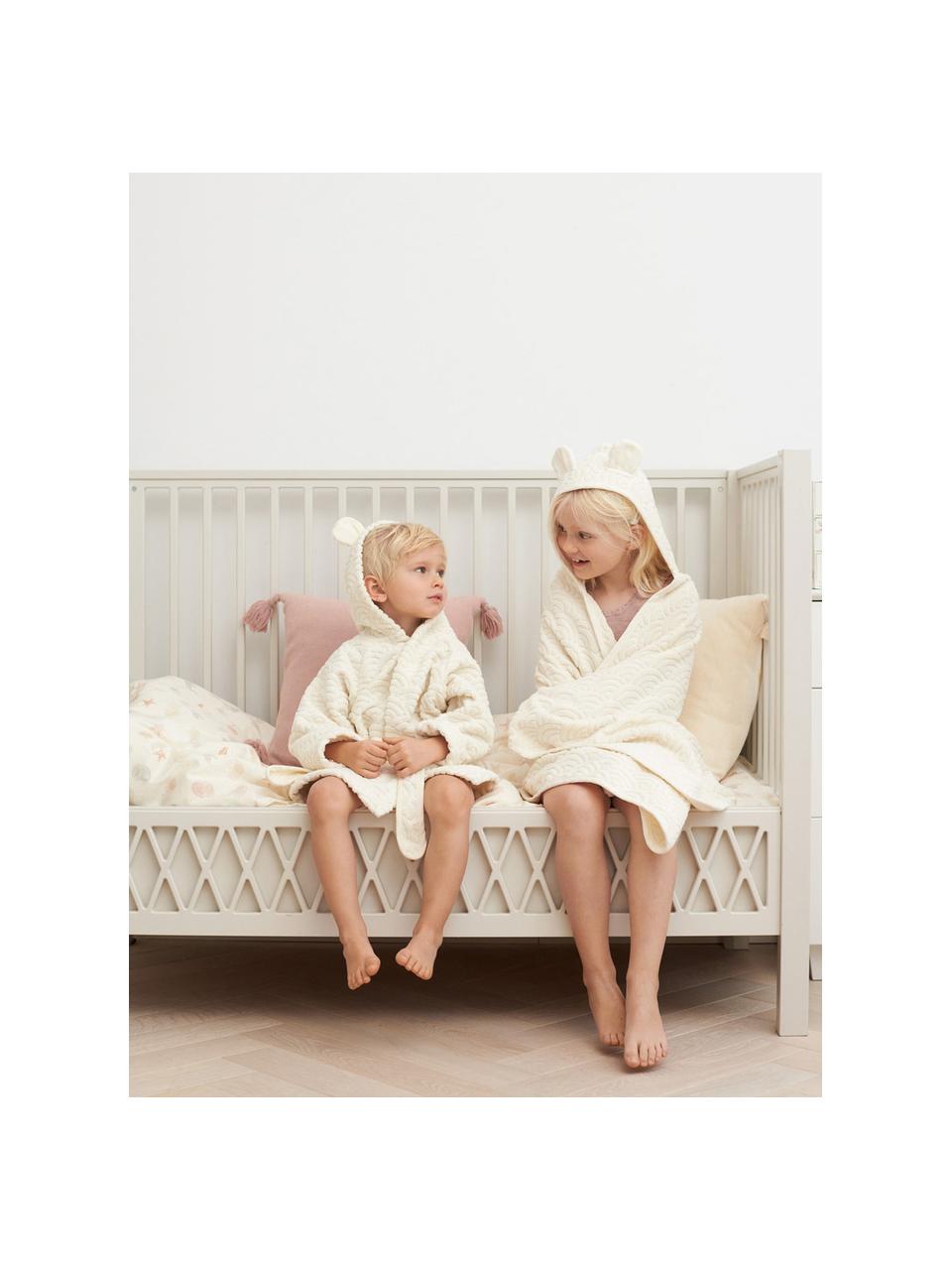 Babyhanddoek Rabbit van biokatoen, 100% biokatoen, GOTS-gecertificeerd, Crèmewit, B 70 x L 130 cm