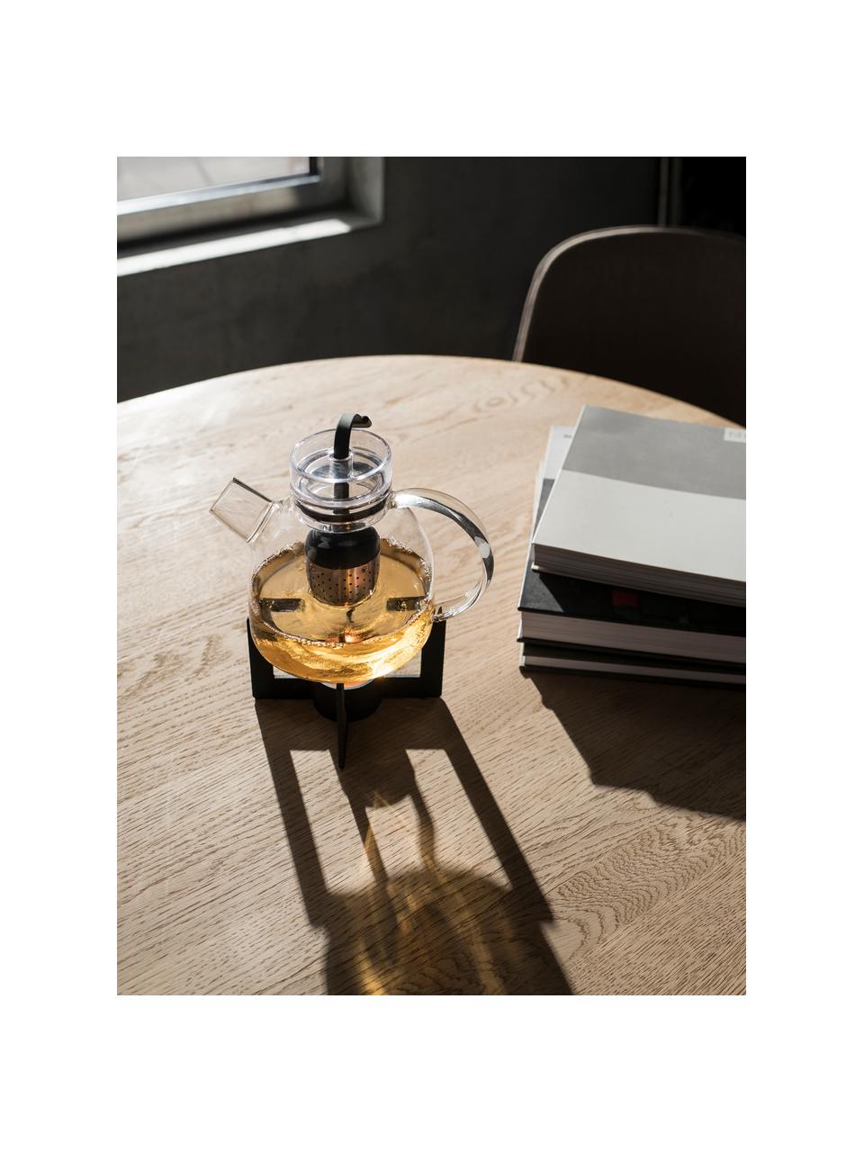 Teiera di design in vetro con colino Kettle, 1.5 L, Brocca: vetro, Trasparente, 1.5 L