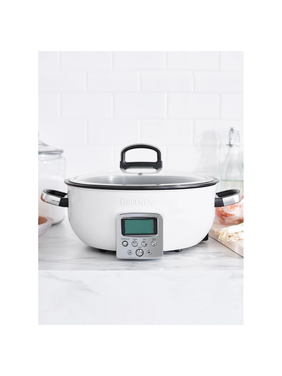 Multi-Cooker z powłoką zapobiegającą przywieraniu Elite, Biały, S 45 x W 22 cm