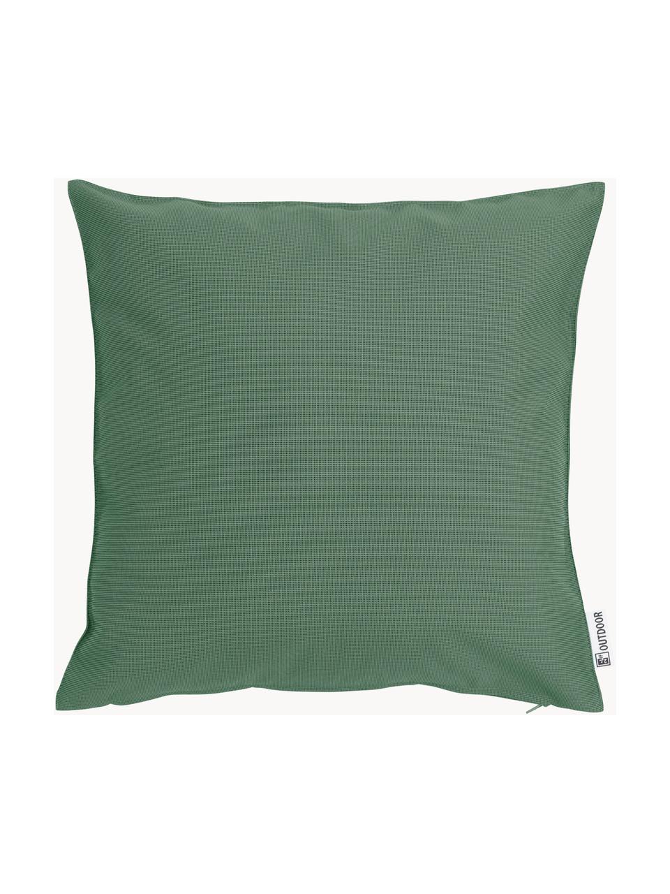 Coussin d'extérieur St. Maxime, 100 % polyester, Vert foncé, larg. 47 x long. 47 cm