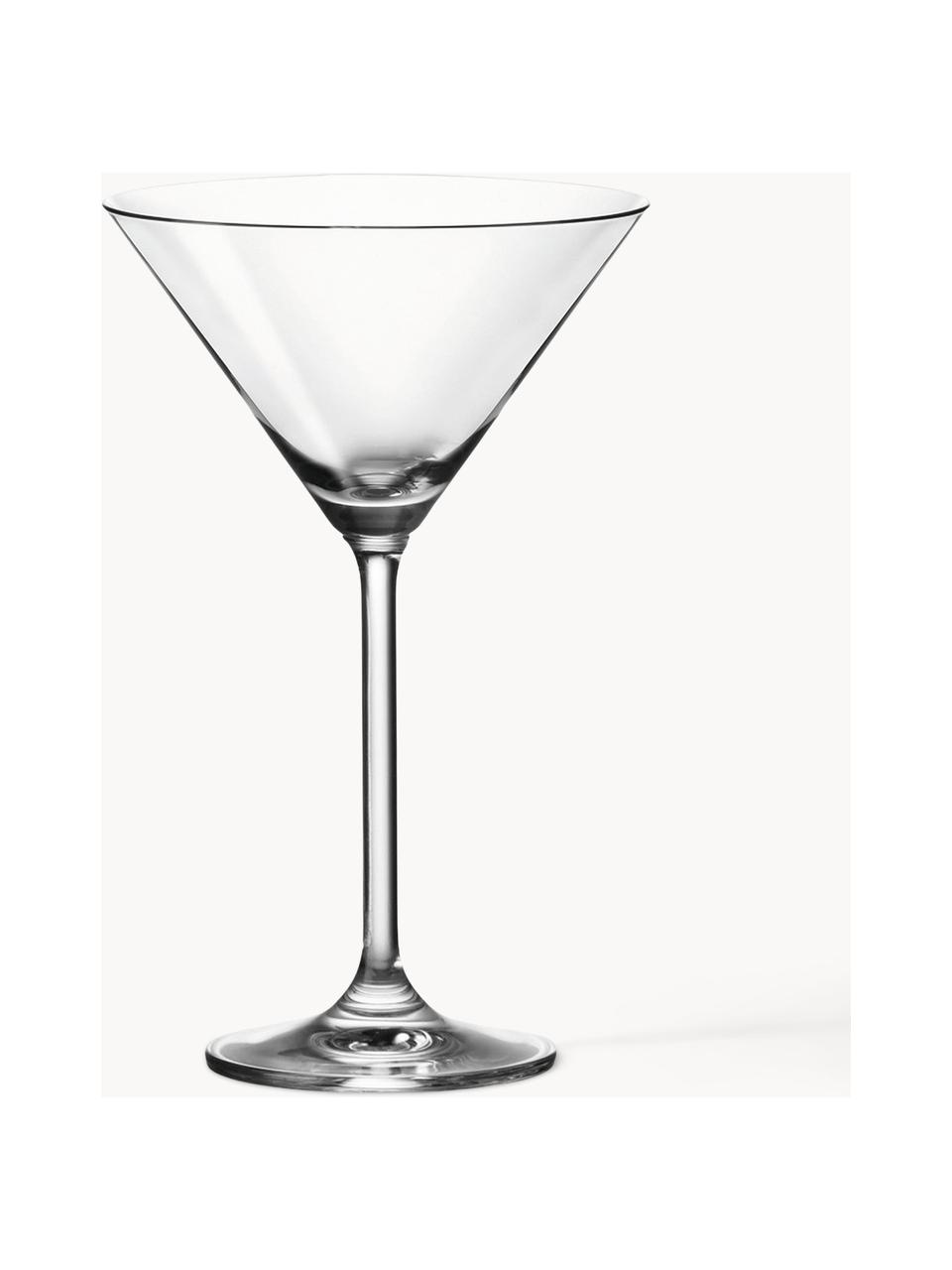 Cocktailgläser Daily, 6 Stück, Glas, Transparent, Ø 12 x H 18 cm, 270 ml
