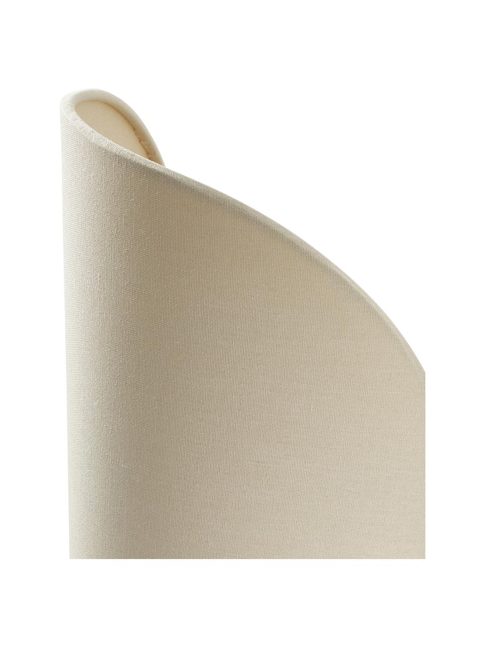 Designové nástěnné svítidlo ze lnu Kenzie, Světle béžová, Š 23 cm, V 30 cm