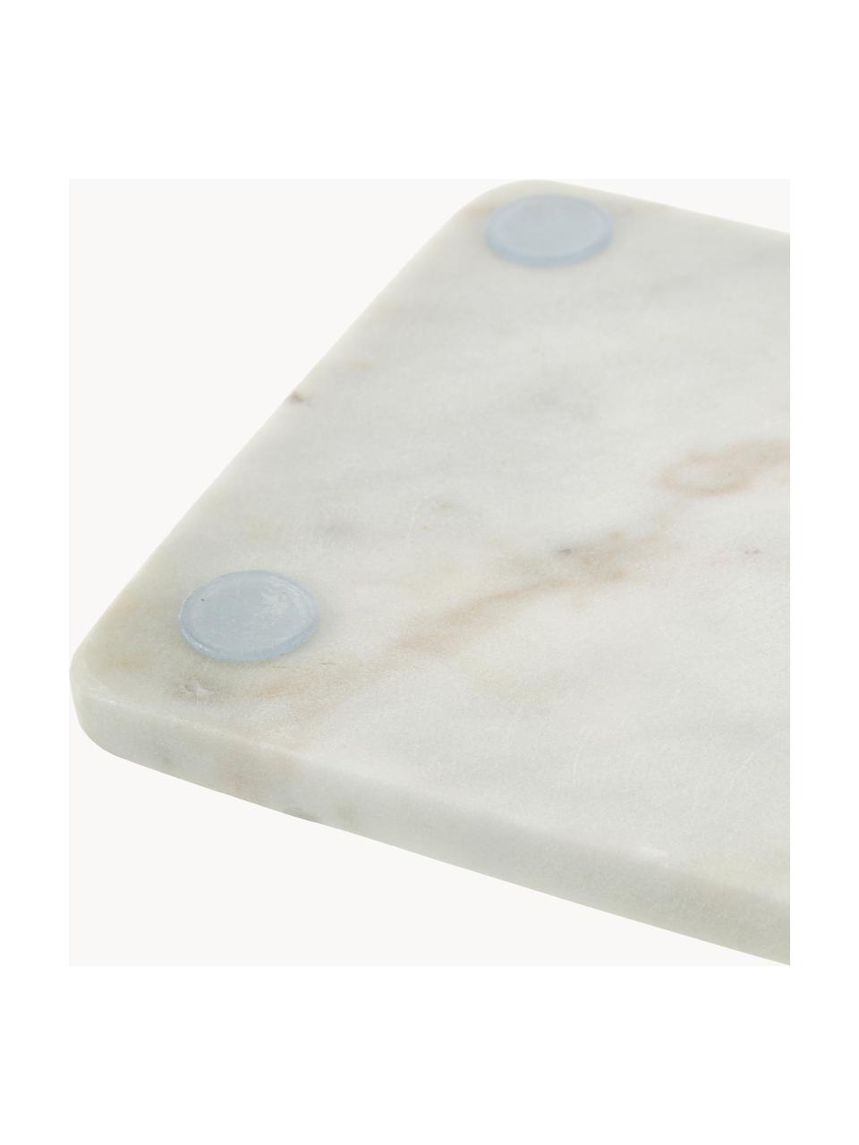 Marmor-Schneidebrett Strip, Weiss, marmoriert, B 37 x T 15 cm