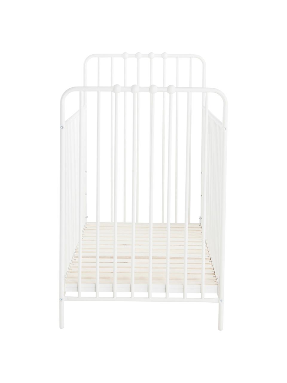 Cuna Bexley, Estructura: metal con pintura en polv, Blanco, 60 x 120 cm