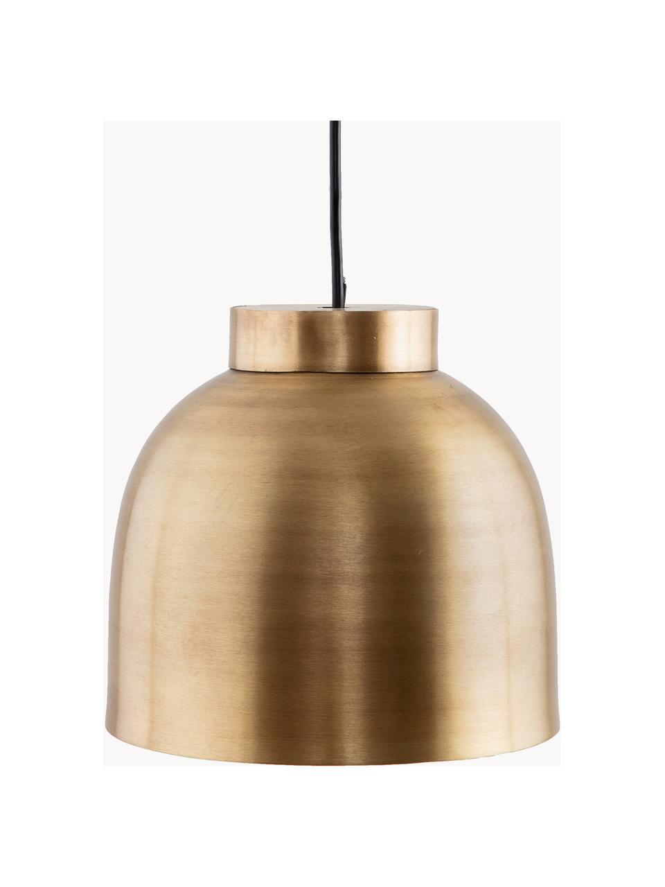 Kleine hanglamp  Bowl, Lampenkap: messing, Messing, Ø 22 x H 23 cm