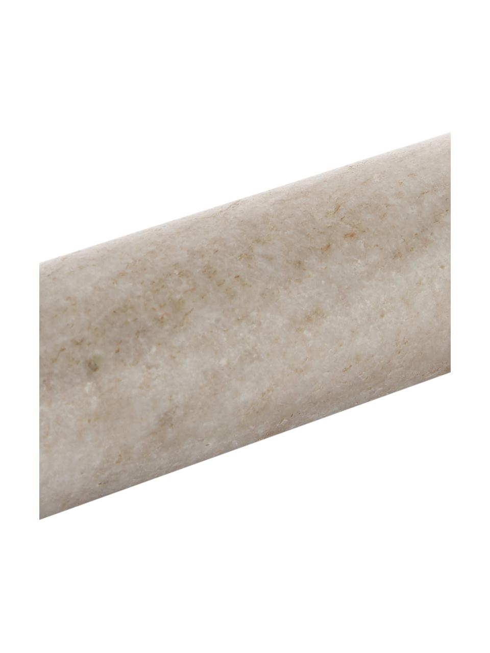 Mramorový valček na cesto Marble, Mramor, Biela, Ø 3 cm x D 29 cm