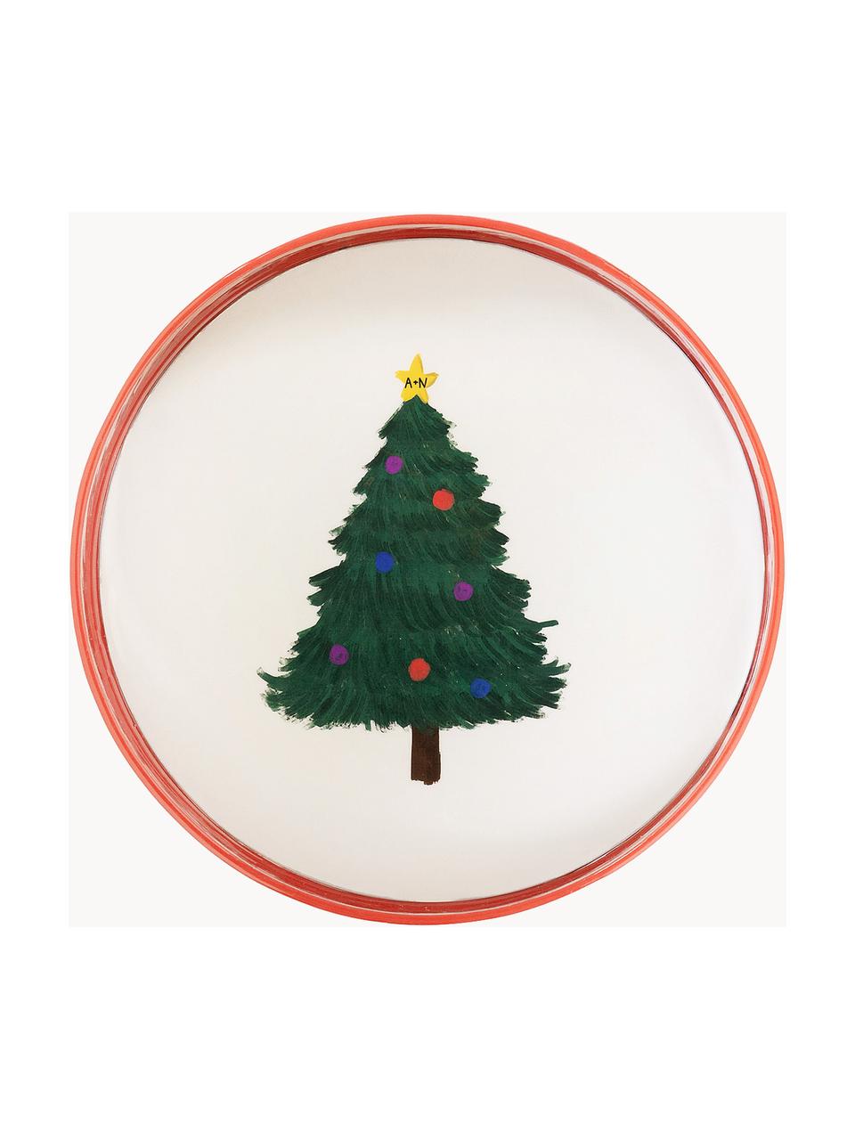 Handbemaltes Deko-Tablett Christmas Tree, Mitteldichte Holzfaserplatte (MDF), lackiert

Dieses Produkt wird aus nachhaltig gewonnenem, FSC®-zertifiziertem Holz gefertigt., Weiss, Rot, Dunkelgrün, Ø 32 cm