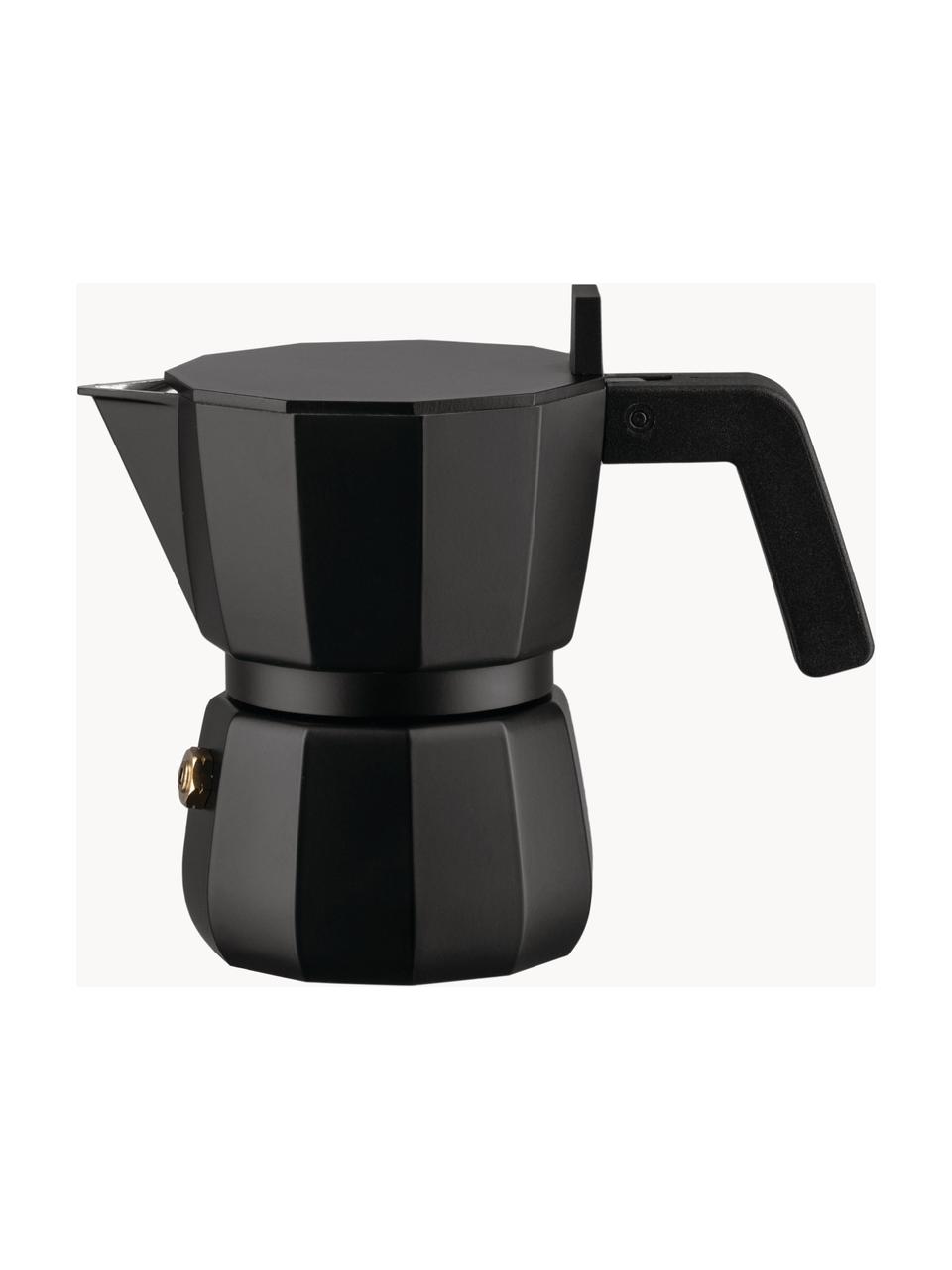 Kávovar Moka, různé velikosti, Hliník, umělá hmota, Černá, Š 14 cm, V 11 cm, na jeden šálek