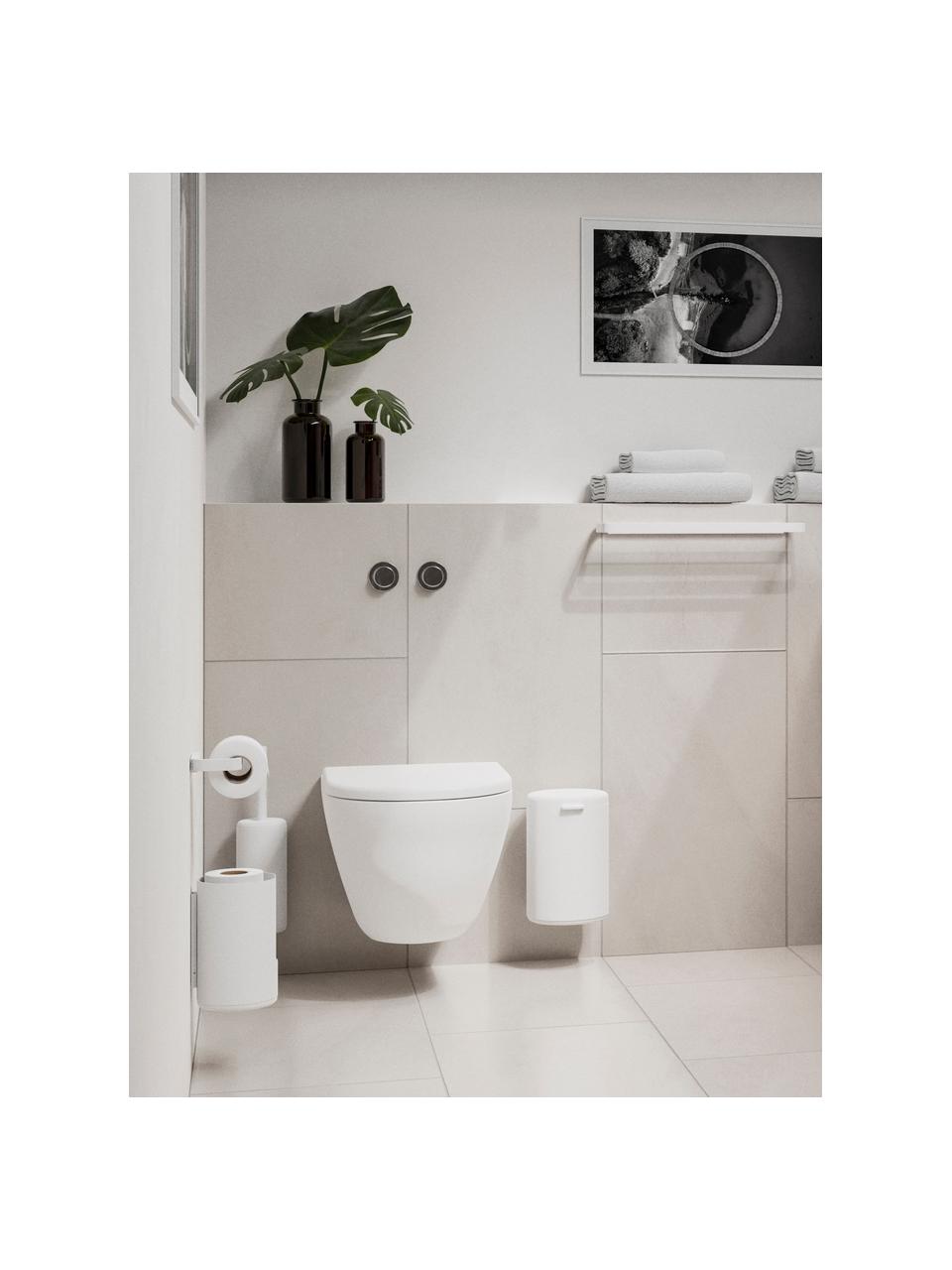 Toiletborstel Rim voor wandbevestiging, Wit, Ø 11 cm x H 38 cm