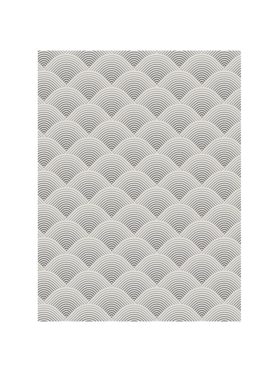 Carta da parati Luxus 3D Geometric Art, Tessuto non tessuto, Argentato, grigio, Larg. 52 x Alt. 1005 cm