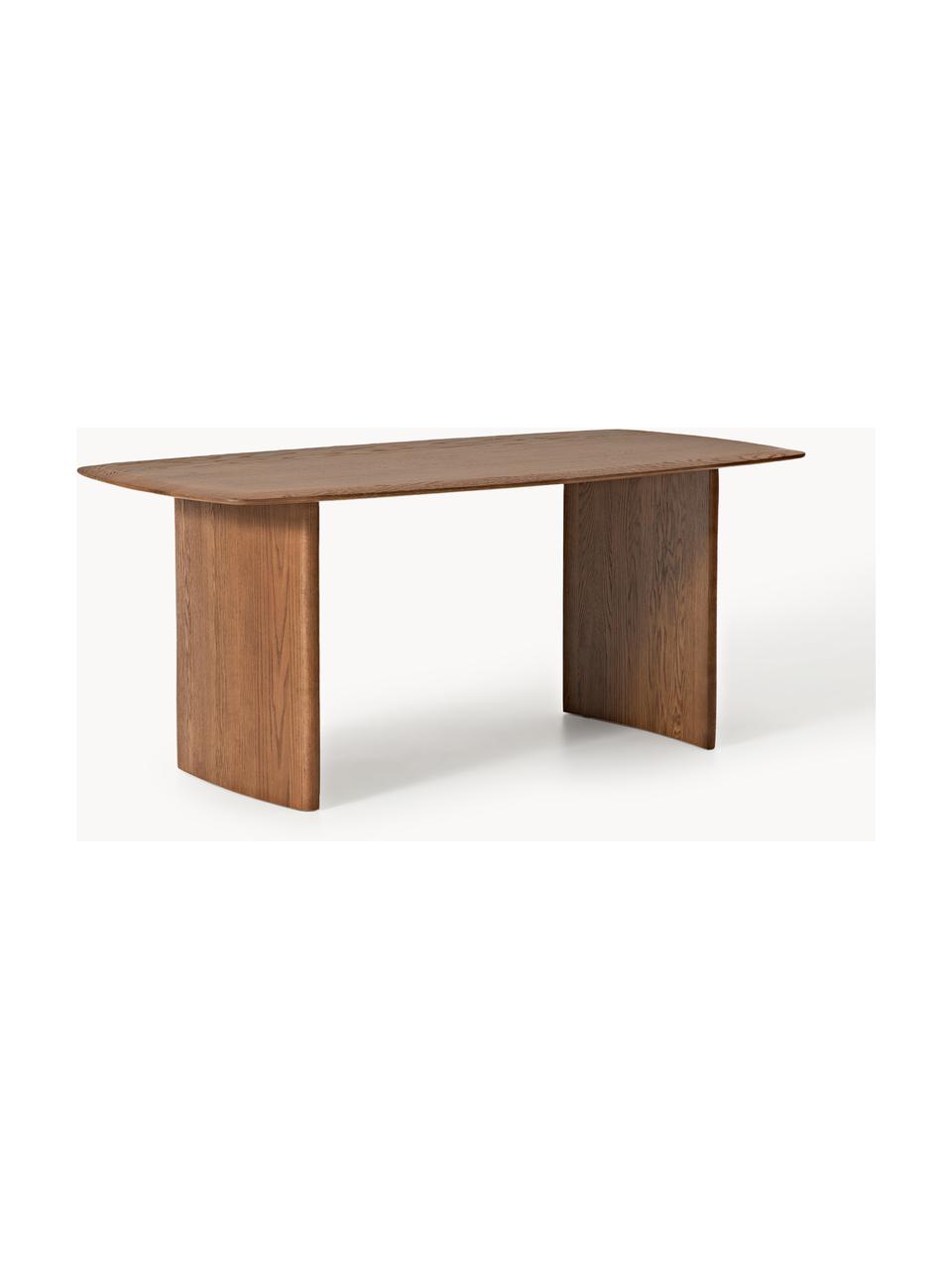 Table en chêne Chandler, Bois de chêne massif

Ce produit est fabriqué à partir de bois certifié FSC® issu d'une exploitation durable, Chêne, larg. 185 x prof. 90 cm