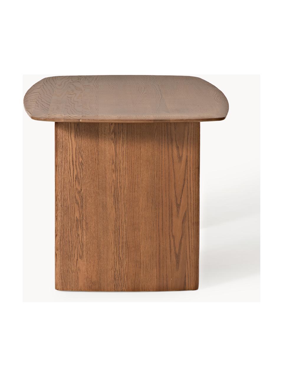 Table en chêne Chandler, Bois de chêne massif

Ce produit est fabriqué à partir de bois certifié FSC® issu d'une exploitation durable, Chêne, larg. 185 x prof. 90 cm