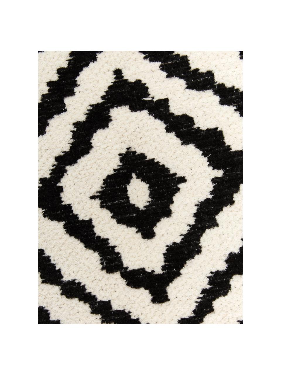 Dywan kilim Mozaik, 90% bawełna, 10% poliester, Czarny, S 120 x D 180 cm (Rozmiar S)