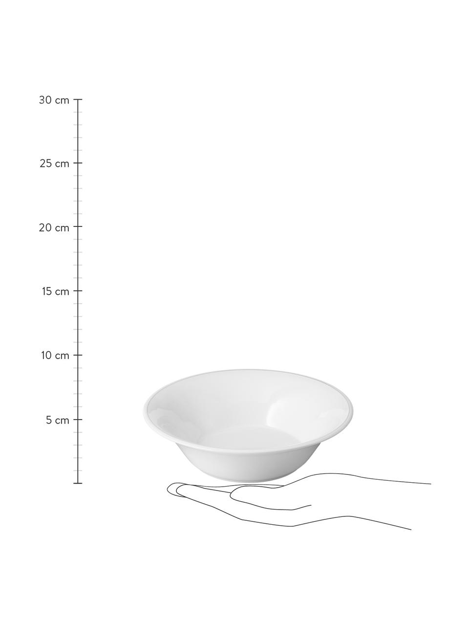 Saladier rustique Constance, Ø 30 cm, Grès cérame, Blanc, Ø 30 x haut. 9 cm