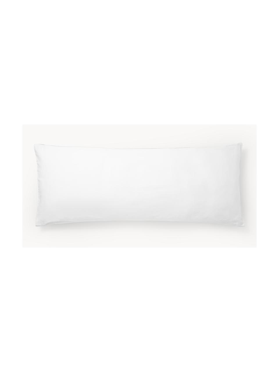 Funda de almohada de satén Yuma, Beige, An 45 x L 110 cm