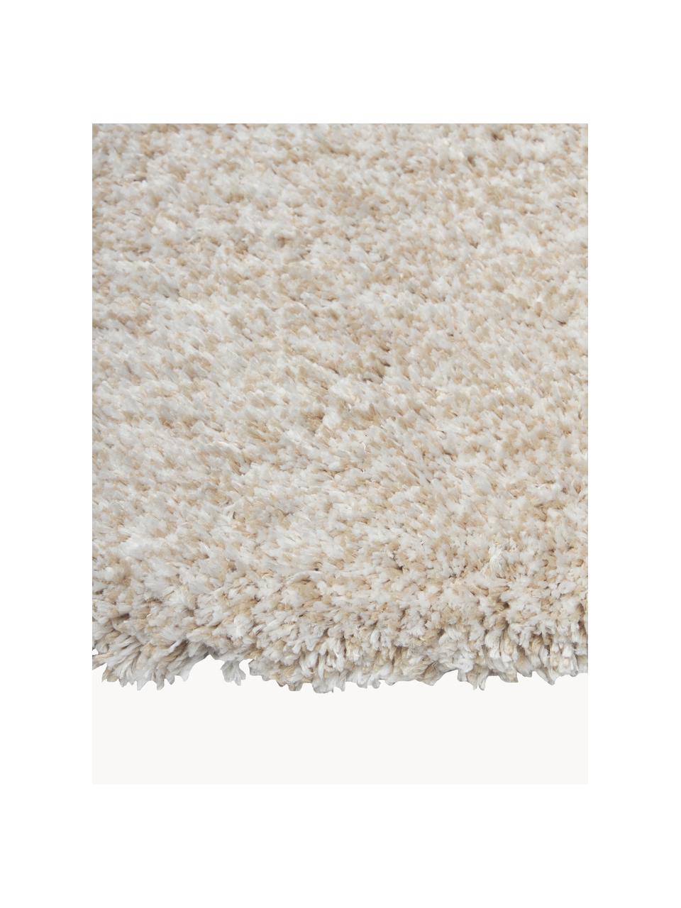 Alfombra corredor de pelo alto Marsha, Reverso: 55% poliéster, 45% algodó, Beige, An 80 x L 250 cm