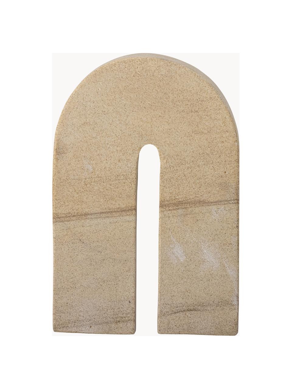 Oggetto decorativo in pietra arenaria Laia, Pietra arenaria, Beige, Larg. 13 x Alt. 20 cm