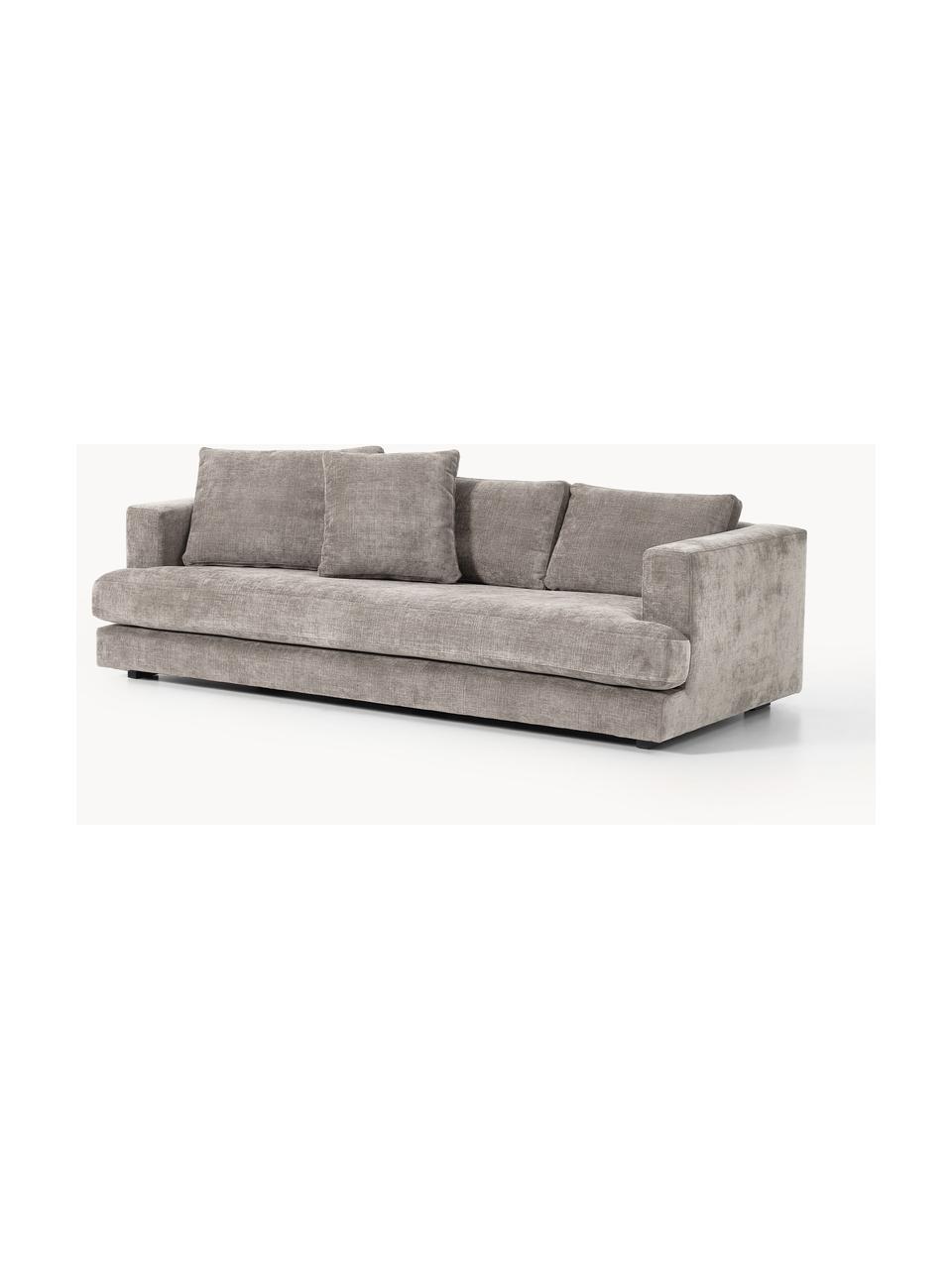 Sofa Tribeca (3-Sitzer), Bezug: 100 % Polyester Der strap, Gestell: Buchenholz, Kiefernholz, , Webstoff Taupe, B 228 x T 104 cm