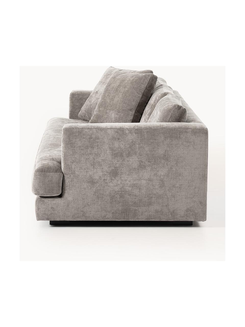 Sofa Tribeca (3-Sitzer), Bezug: 100 % Polyester Der strap, Gestell: Buchenholz, Kiefernholz, , Füße: Kiefernholz Dieses Produk, Webstoff Taupe, B 228 x T 104 cm