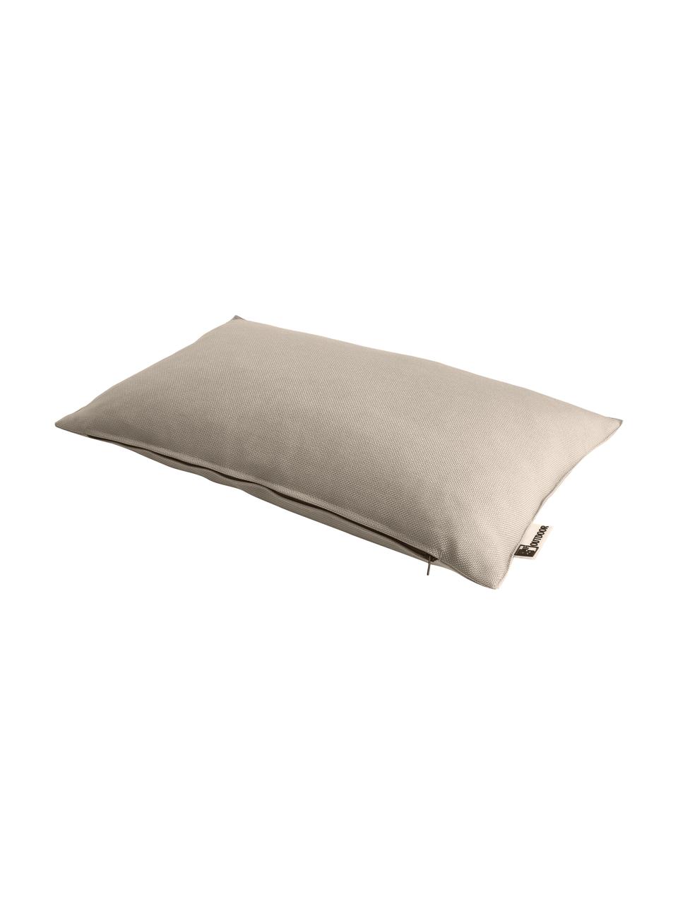 Outdoor kussen Olef met vulling, 100% katoen, Beige, B 30 x L 50 cm