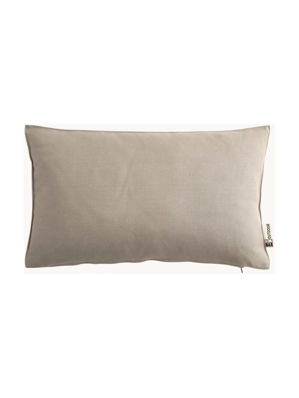 Coussin d'extérieur Olef, 100 % coton, Beige, larg. 30 x long. 50 cm