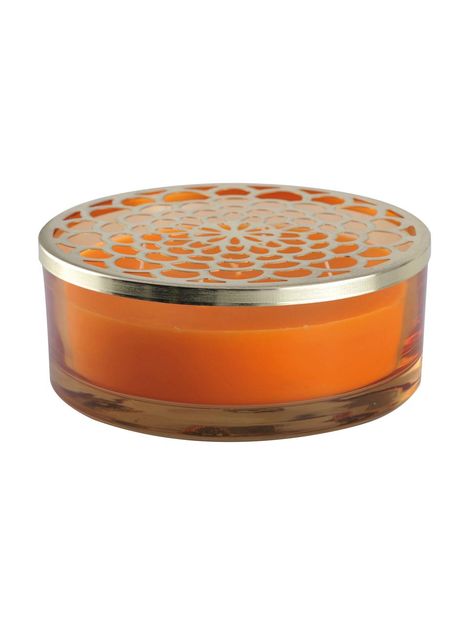 Vela perfumada Narana (naranja), Recipiente: cristal, Dorado, naranja, Ø 20 x Al 8 cm