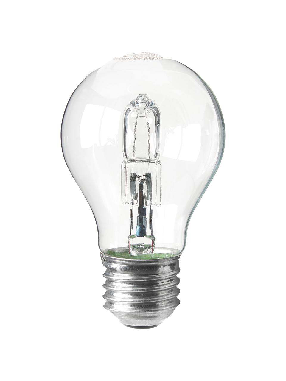 E14 peertje, 400lm, warmwit, 1 stuks, Peertje: glas, Fitting: aluminium, Goudkleurig, transparant, Ø 5 x H 8 cm
