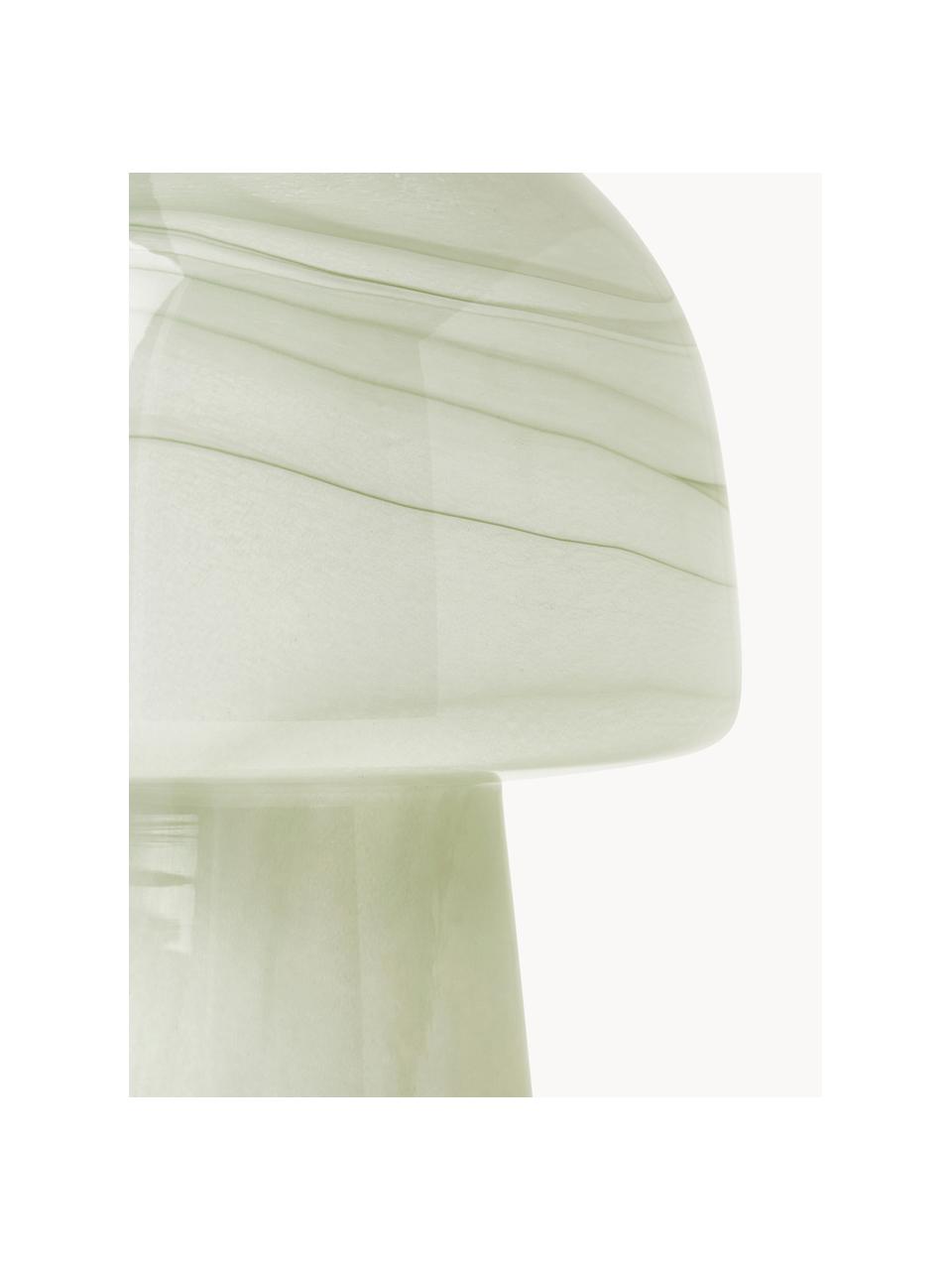 Lampa stołowa Talia, Oliwkowy zielony, o wyglądzie marmuru, Ø 20 x W 26 cm
