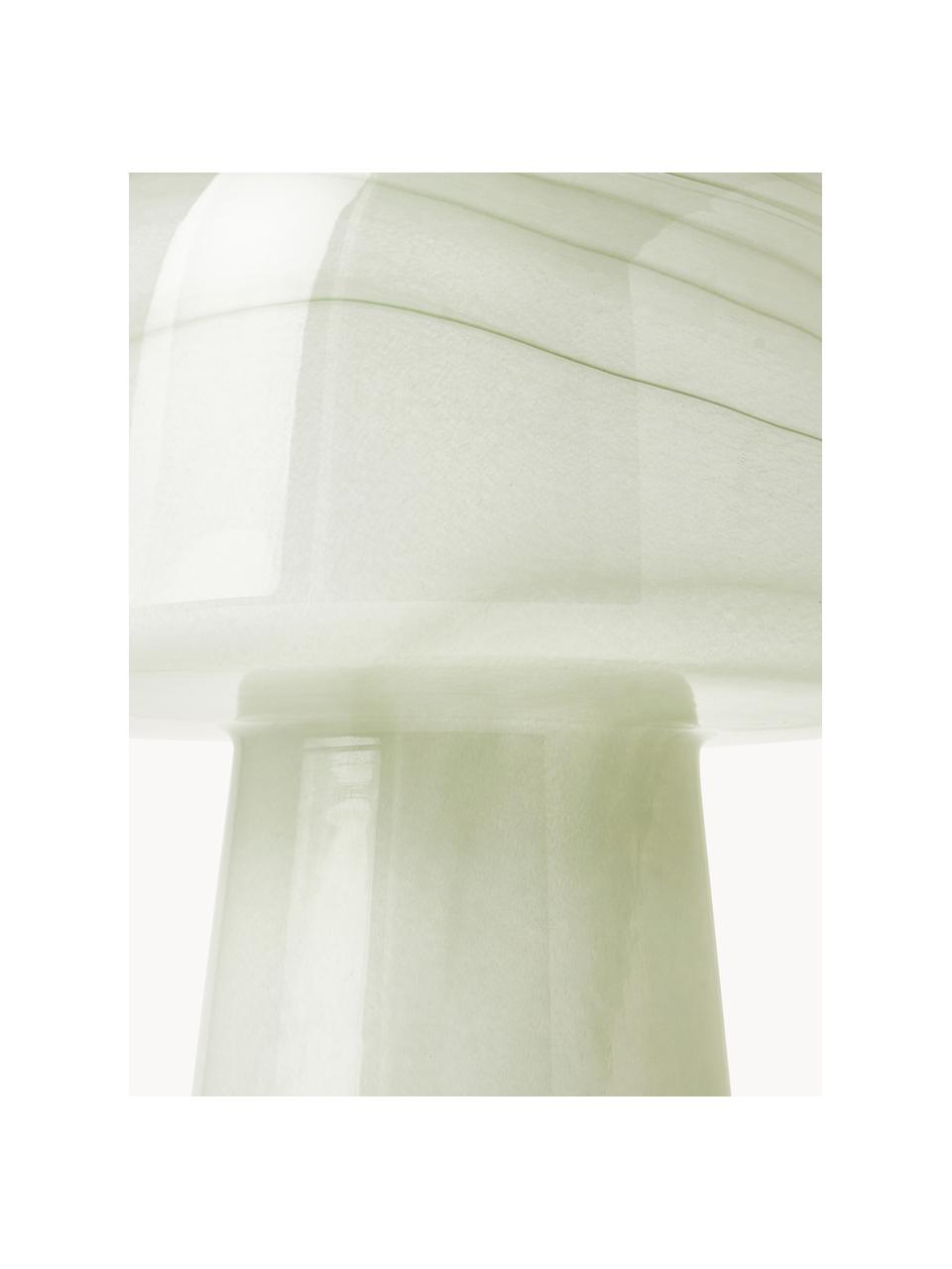 Petite lampe à poser aspect marbre Talia, Aspect marbre vert olive, Ø 20 x haut. 26 cm