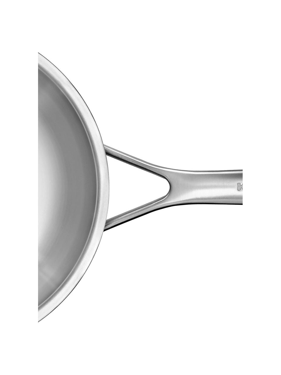 Wok KitchenAid, Odcienie srebrnego, Ø 28 cm