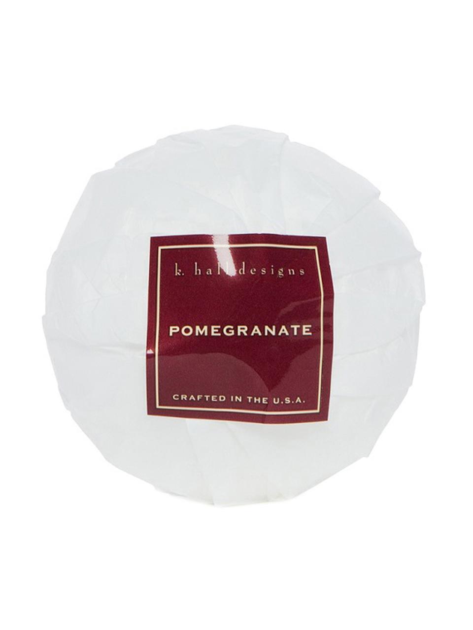 Sales de baño Pomegranate (granada, manzana & ciruela), Blanco, Ø 7 x Al 7 cm