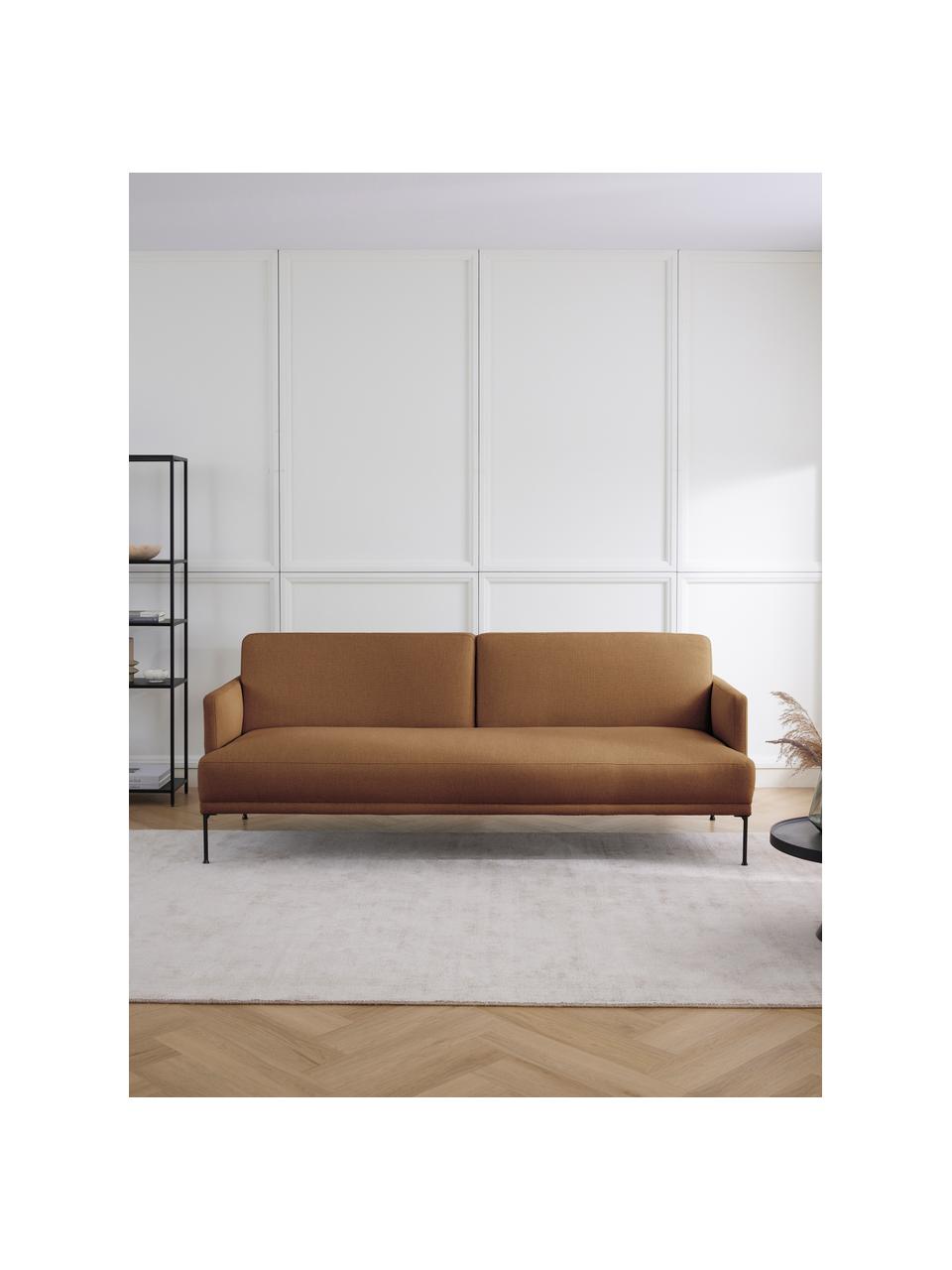 Sofá cama Fluente (3 plazas), Tapizado: 80% poliéster, 20% ramio , Estructura: madera de pino maciza con, Patas: metal con pintura en polv, Tejido turrón, An 220 x Al 86 cm