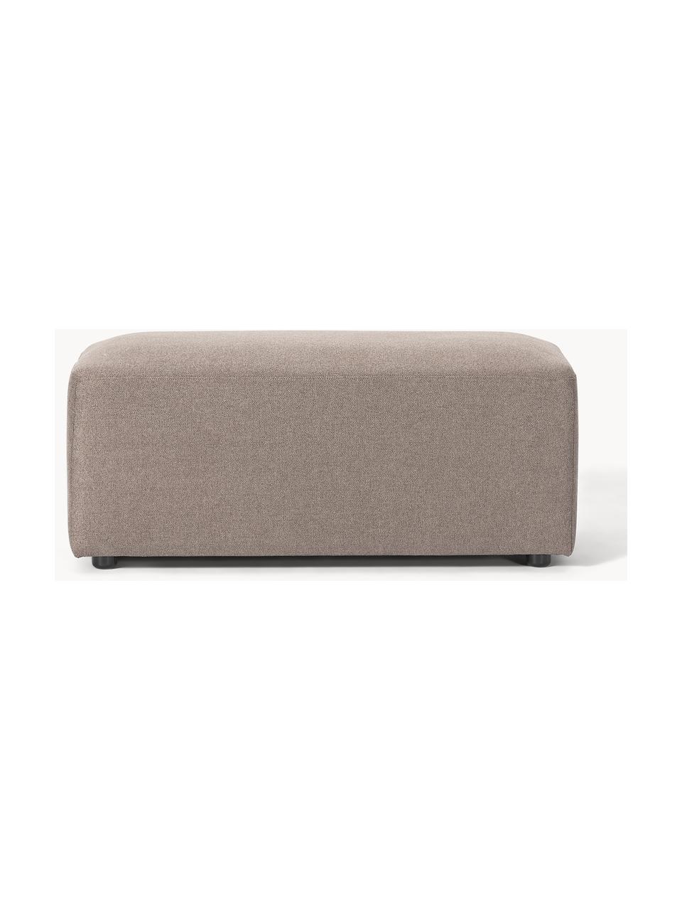 Hocker Melva, B 99 x T 42 cm, Bezug: 100 % Polyester Der strap, Gestell: Massives Kiefern- und Fic, Füße: Kunststoff Dieses Produkt, Webstoff Taupe, B 99 x T 42 cm