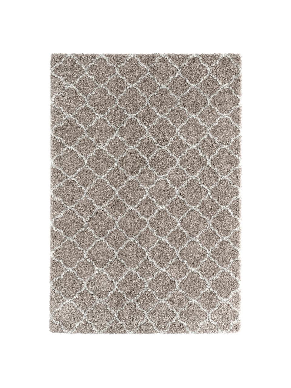 Hochflor-Teppich Luna in Creme/Beige, Beige, Cremefarben, B 200 x L 290 cm (Größe L)