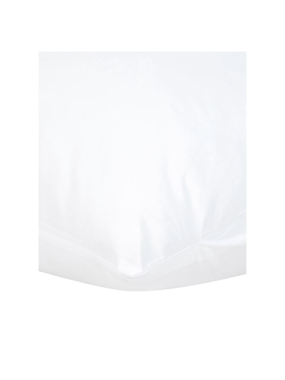 Komplet poszewek na poduszki z perkalu Mr&Mrs, 2 elem., Biały, czarny, S 80 x D 80 cm