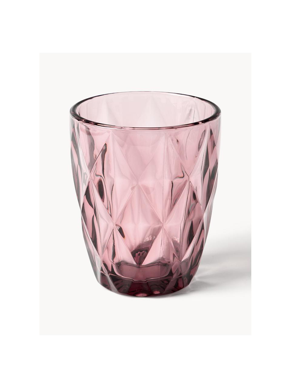 SET DI 4 BICCHIERI PETALI DI ROSA 400ML - AULICA