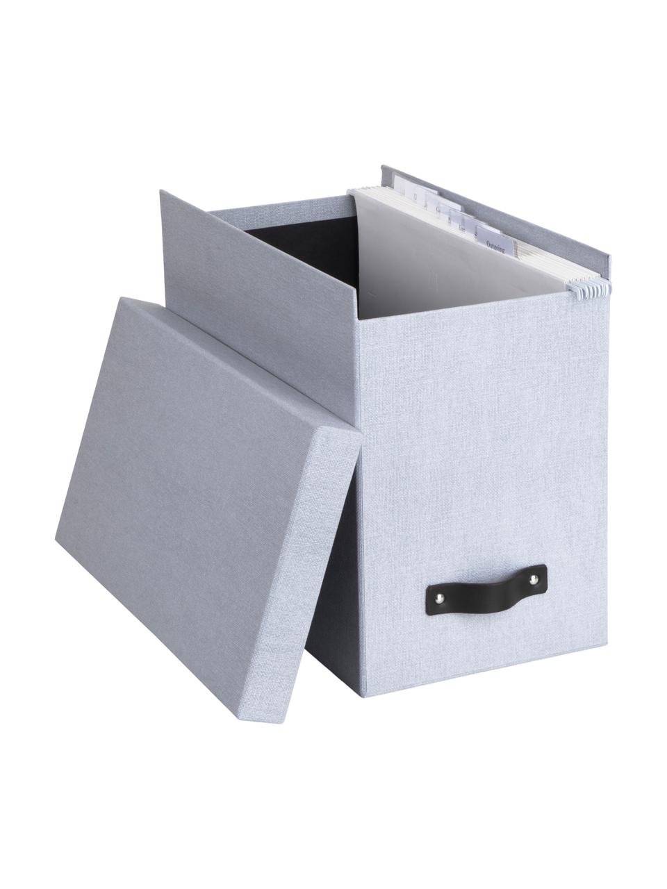 Závěsný organizér s 8 pořadači Johan II, Světle šedá, Š 19 cm, H 35 cm