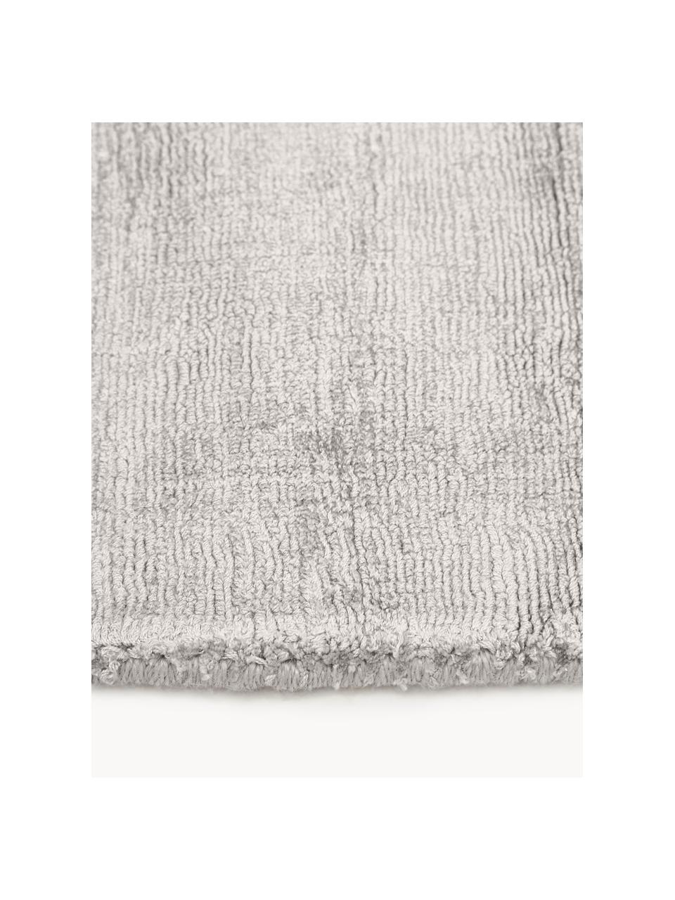 Tapis en viscose tissé main Jane, Grège, larg. 120 x long. 180 cm (taille S)