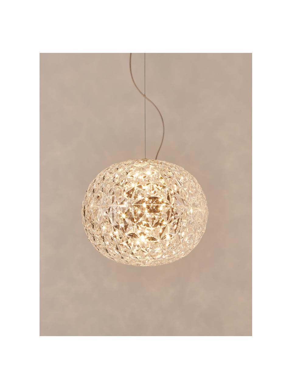 Lampa wisząca LED Planet, Transparentny, Ø 31 x W 27 cm