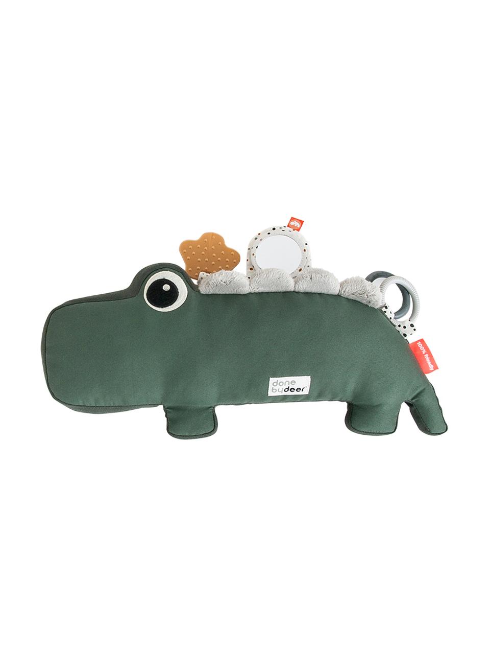 Jouet Croco Tummy Time, Vert, larg. 41 cm, haut. 18 cm