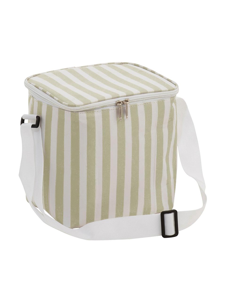 Picknick-Kühltasche Clair, Bezug: Polyester, Beige, gebrochenes Weiß, B 25 x H 24 cm