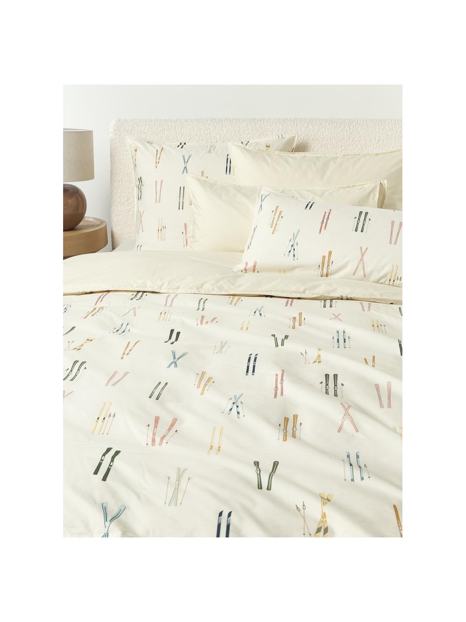 Housse de couette hivernale en percale de coton Aspen, Multicolore, larg. 200 x long. 200 cm