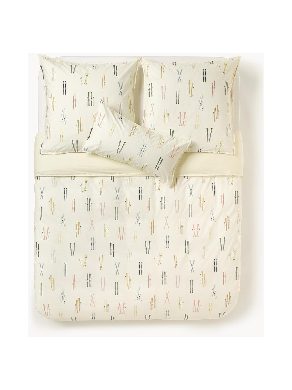 Housse de couette hivernale en percale de coton Aspen, Multicolore, larg. 200 x long. 200 cm