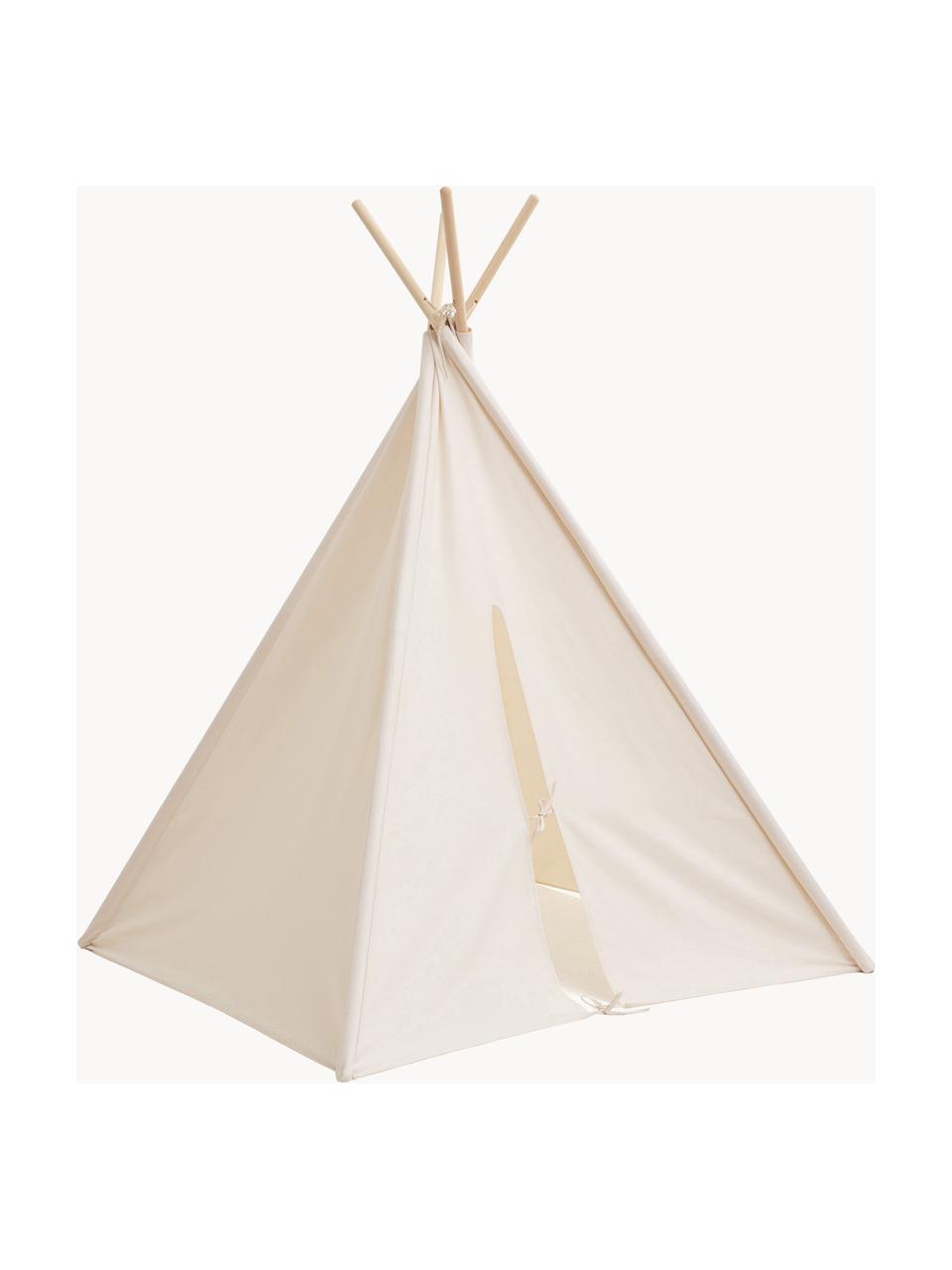 Tipi pour enfant en coton bio Tent, Blanc cassé, larg. 110 x haut. 160 cm