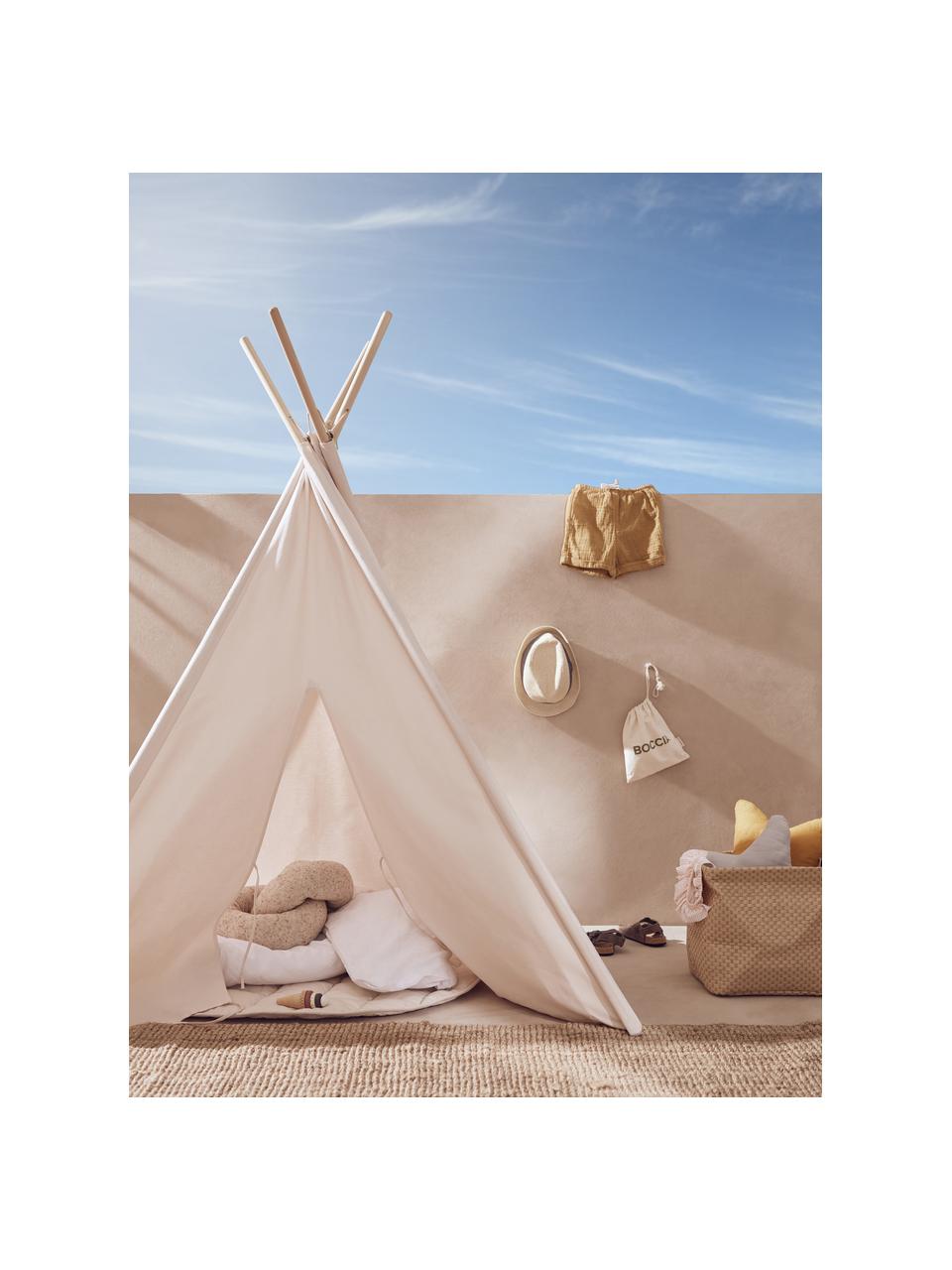 Tipi pour enfant en coton bio Tent, Blanc cassé, larg. 110 x haut. 160 cm