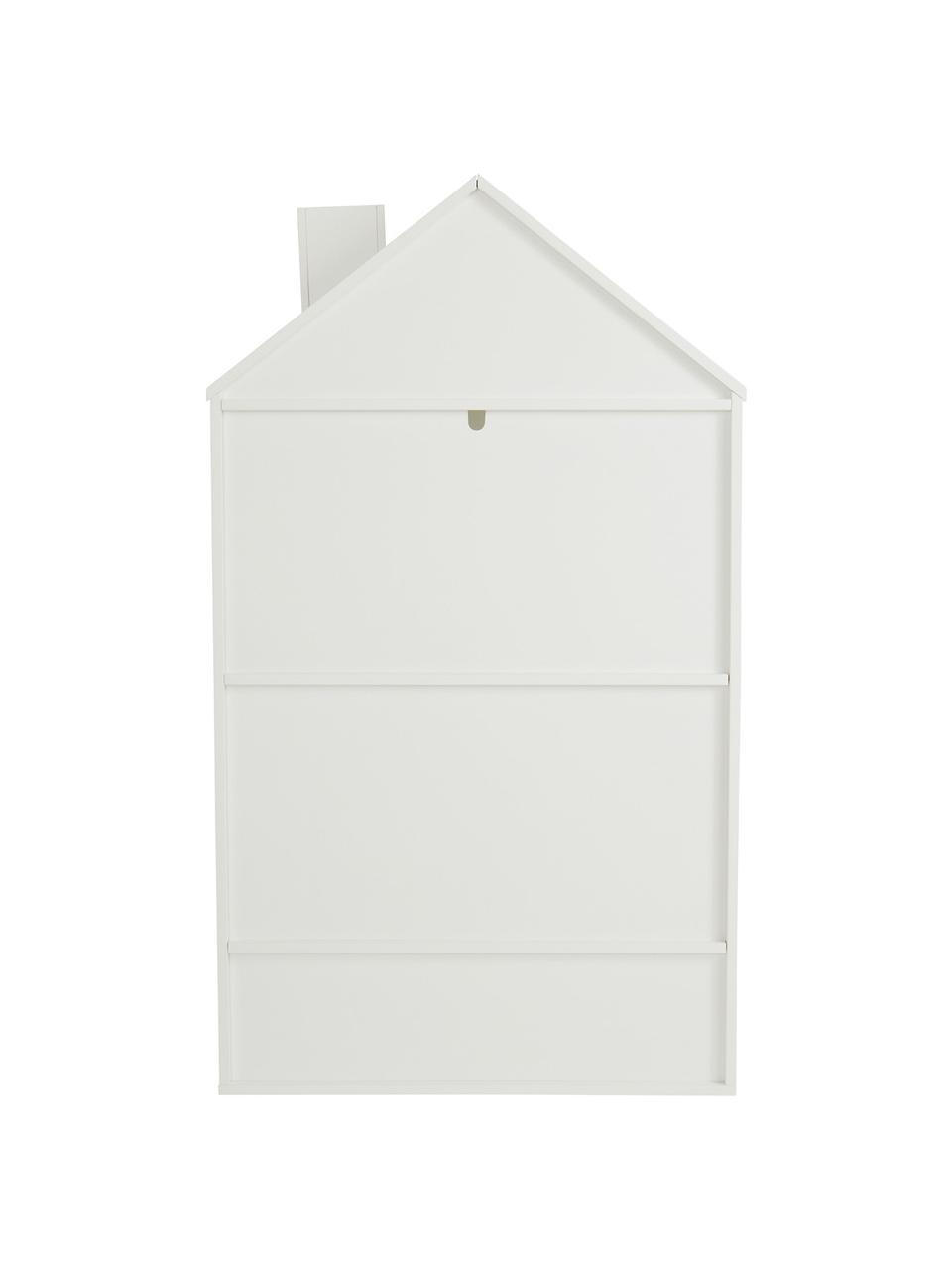 Casa delle bambole Mi Casa Su Casa, Legno di pino, pannello di fibra a media densità (MDF), Bianco, nero, Larg. 61 x Alt. 106 cm