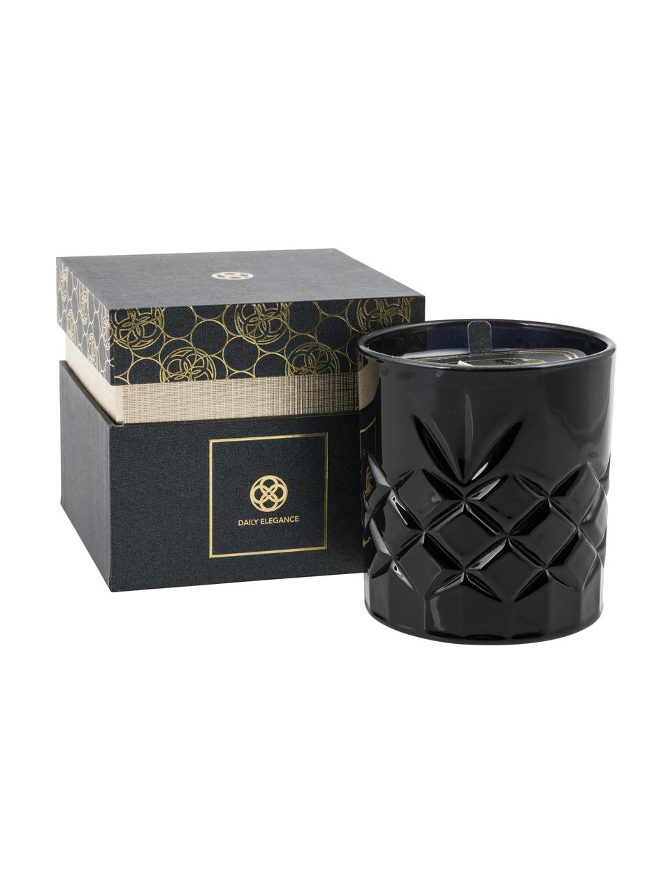 Bougie parfumée Bokeo (fleur de lys, rose et fleur d'oranger), Noir, couleur dorée