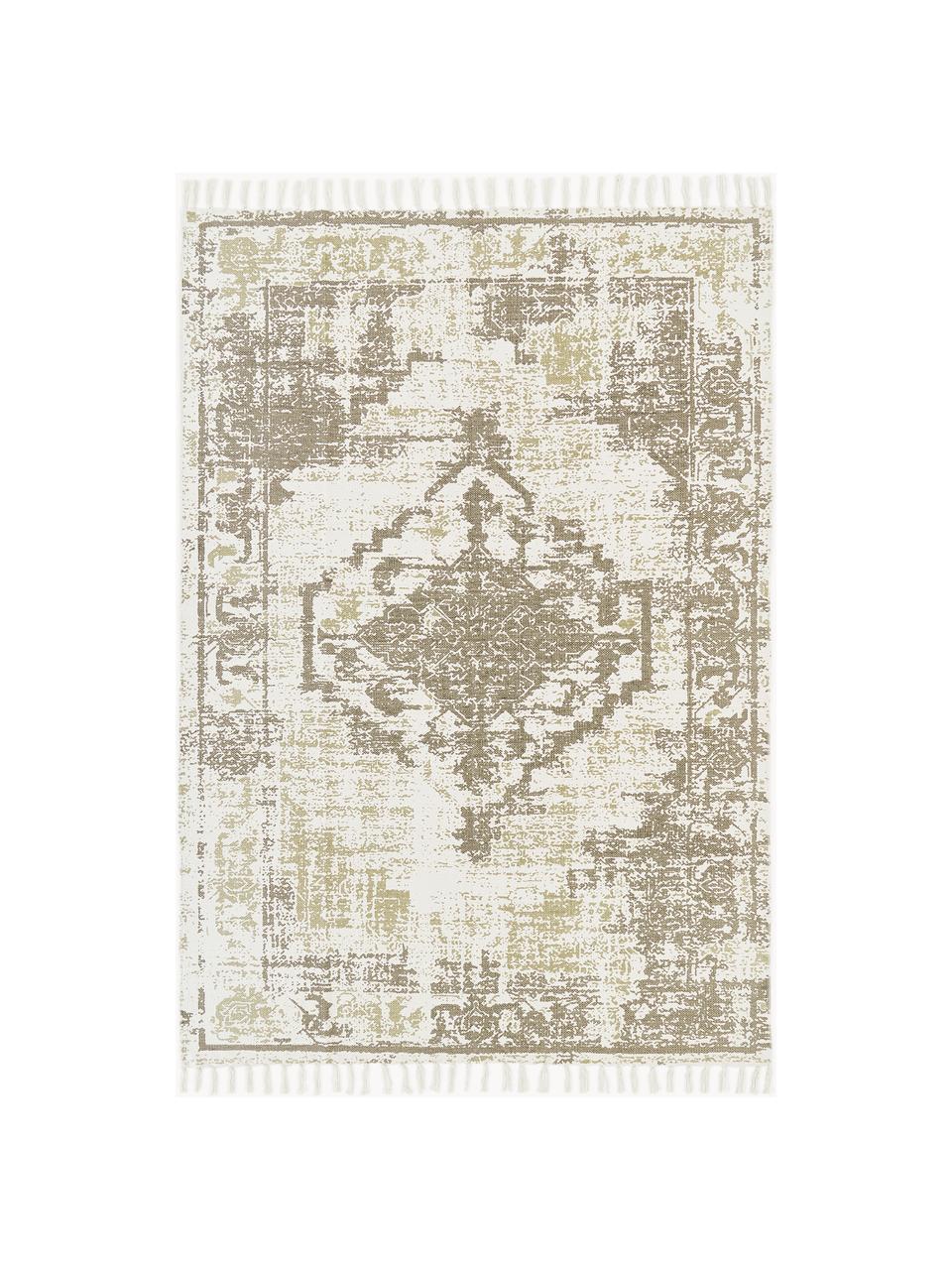 Tapis fin en coton tissé main Jasmine, 100 % coton

Le matériau est certifié STANDARD 100 OEKO-TEX®, 21.HIN.90042, HOHENSTEIN HTTI, Beige, larg. 160 x long. 230 cm (taille M)