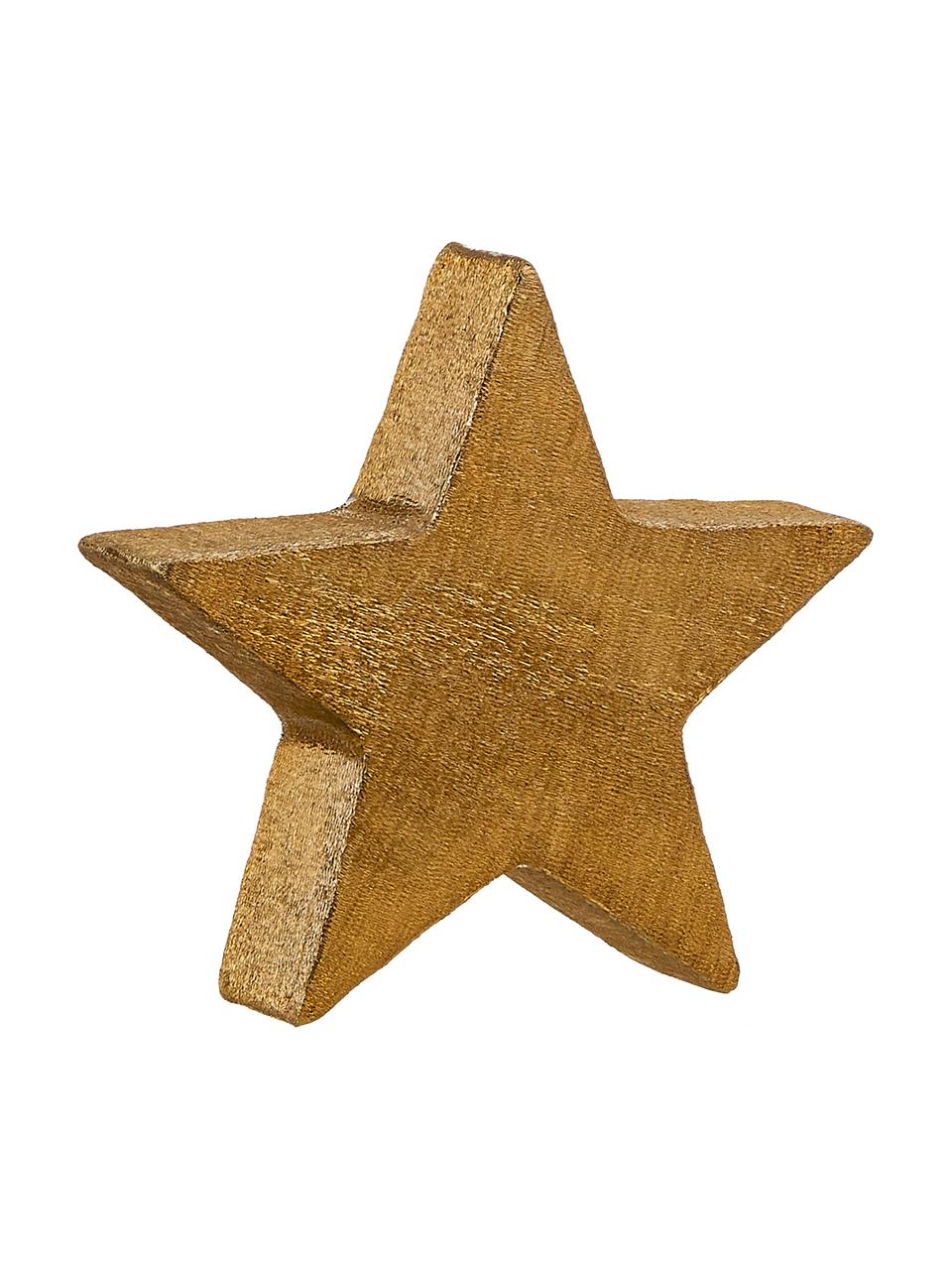 Decoratief object Mace-Star, Gecoat aluminium, Goudkleurig, 15 x 15 cm