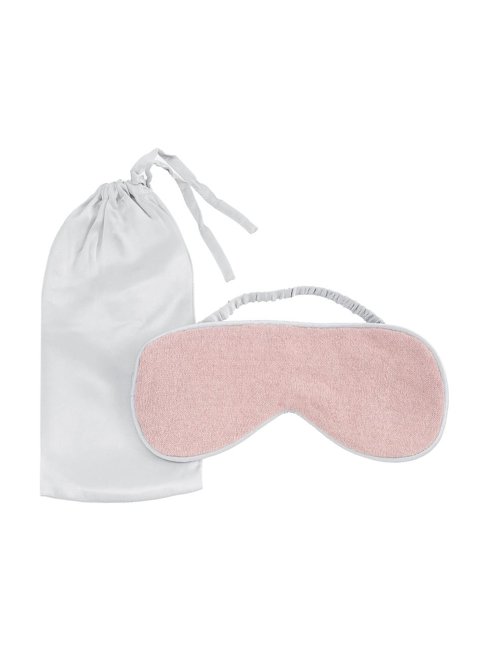 Masque de sommeil en soie Silke, Rose gris clair